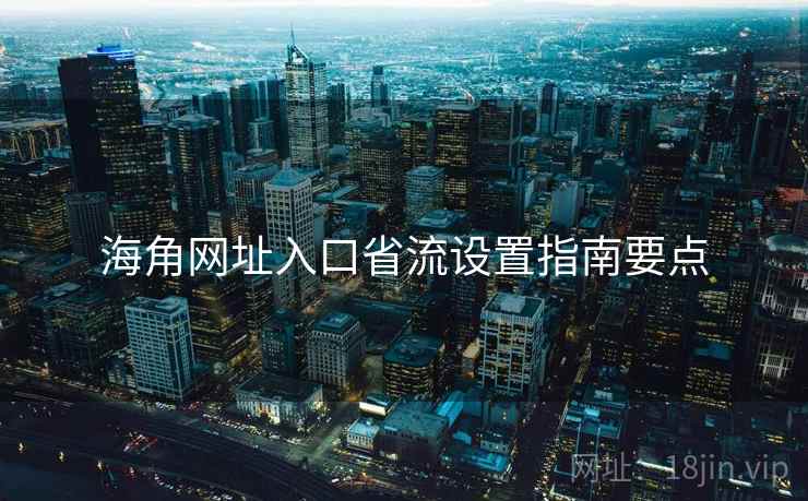 海角网址入口省流设置指南要点