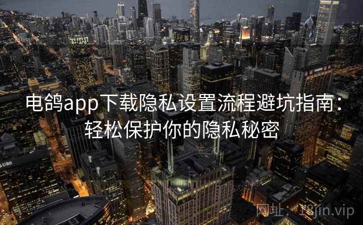 电鸽app下载隐私设置流程避坑指南：轻松保护你的隐私秘密